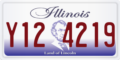 IL license plate Y124219