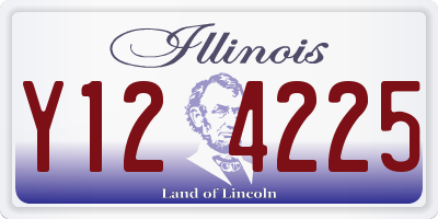 IL license plate Y124225