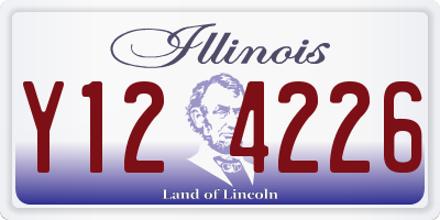IL license plate Y124226
