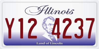 IL license plate Y124237