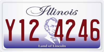IL license plate Y124246