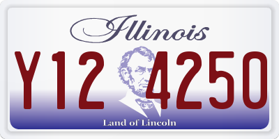 IL license plate Y124250