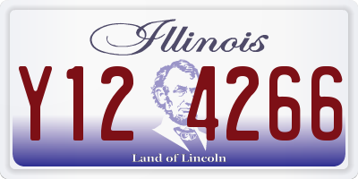 IL license plate Y124266