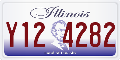 IL license plate Y124282
