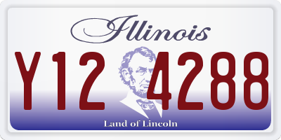 IL license plate Y124288