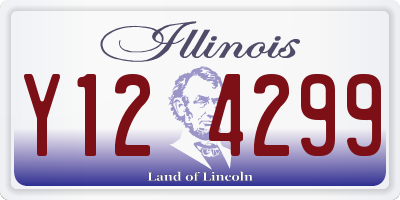 IL license plate Y124299