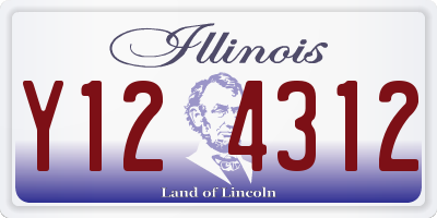 IL license plate Y124312