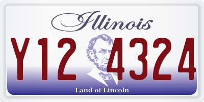 IL license plate Y124324