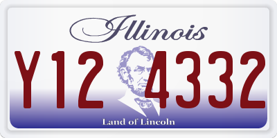 IL license plate Y124332