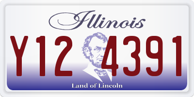 IL license plate Y124391