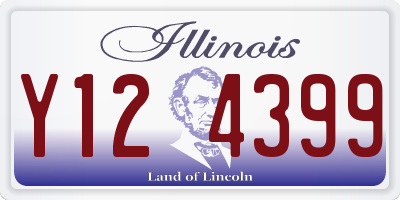 IL license plate Y124399