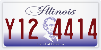 IL license plate Y124414