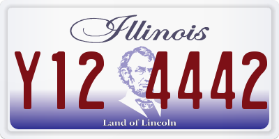 IL license plate Y124442