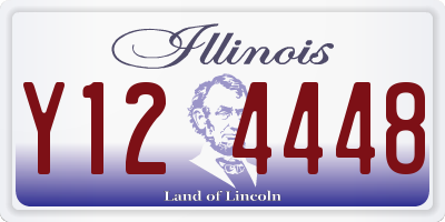 IL license plate Y124448