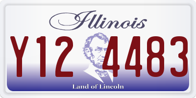 IL license plate Y124483