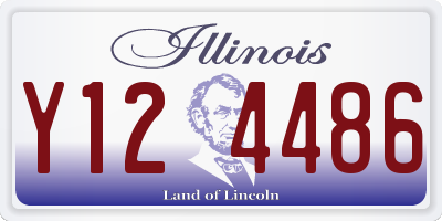 IL license plate Y124486