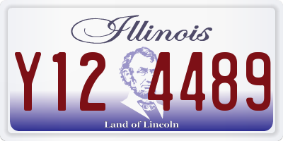 IL license plate Y124489
