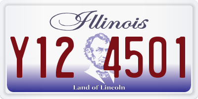 IL license plate Y124501