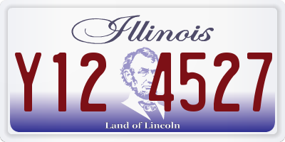 IL license plate Y124527
