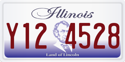 IL license plate Y124528