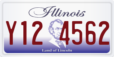 IL license plate Y124562