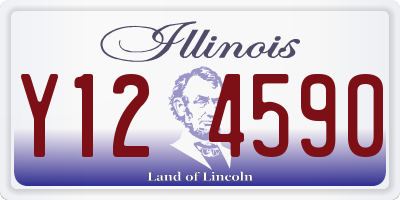 IL license plate Y124590