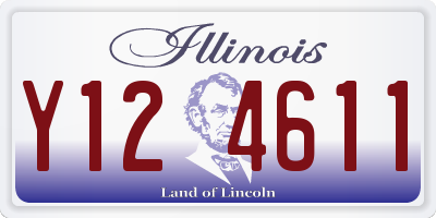IL license plate Y124611
