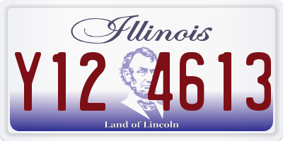 IL license plate Y124613