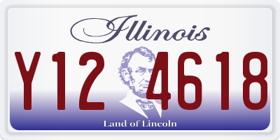 IL license plate Y124618