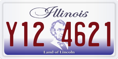 IL license plate Y124621