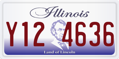 IL license plate Y124636