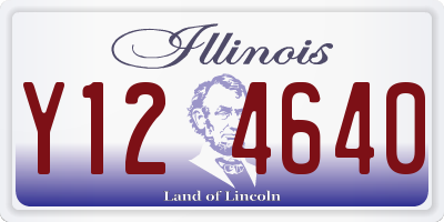 IL license plate Y124640