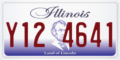 IL license plate Y124641