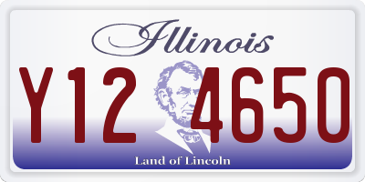 IL license plate Y124650