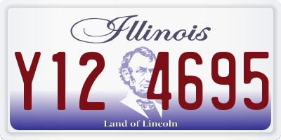 IL license plate Y124695