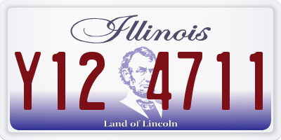IL license plate Y124711