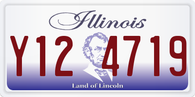 IL license plate Y124719
