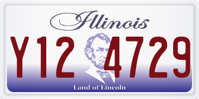 IL license plate Y124729