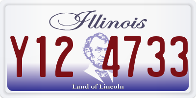 IL license plate Y124733