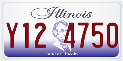 IL license plate Y124750