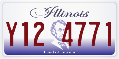 IL license plate Y124771