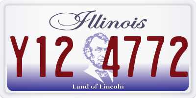IL license plate Y124772