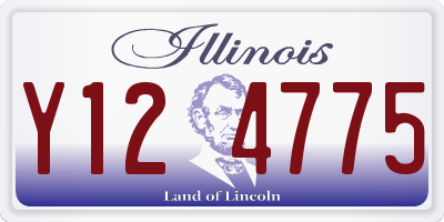 IL license plate Y124775