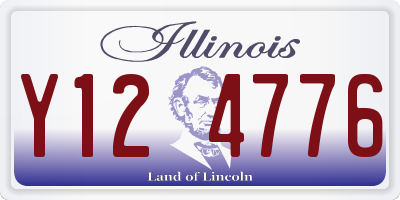 IL license plate Y124776