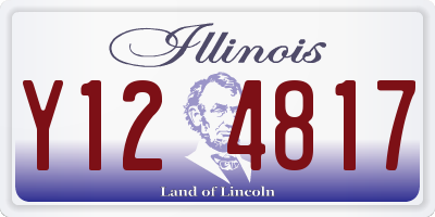 IL license plate Y124817