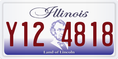 IL license plate Y124818