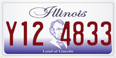 IL license plate Y124833