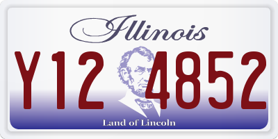 IL license plate Y124852