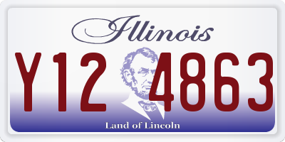 IL license plate Y124863