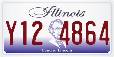 IL license plate Y124864